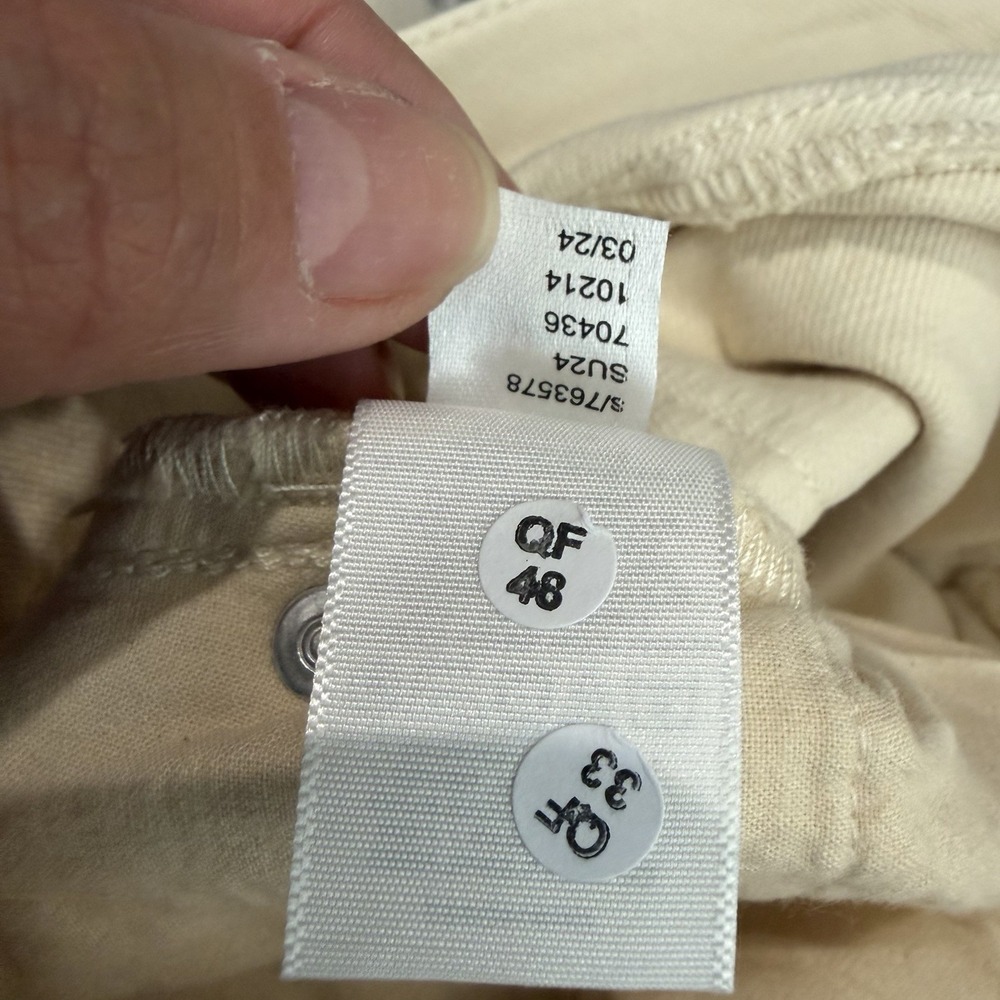 NWOT Loft‎ The Slim Jean Beige Cream Size 29/8 Casual Minimalist Effortless - Picture 6 of 8